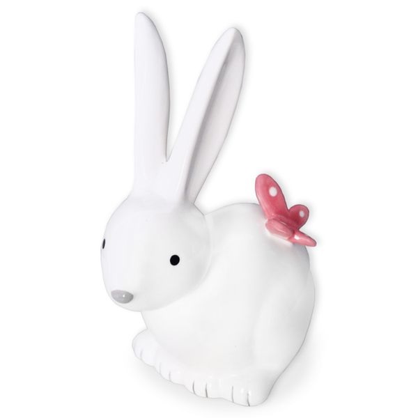 Zajíc porcelán 19,7cm bílá